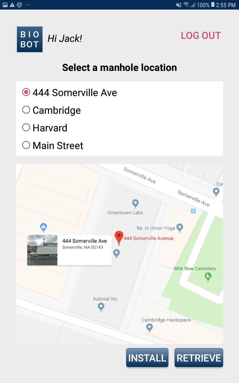 Development of android app