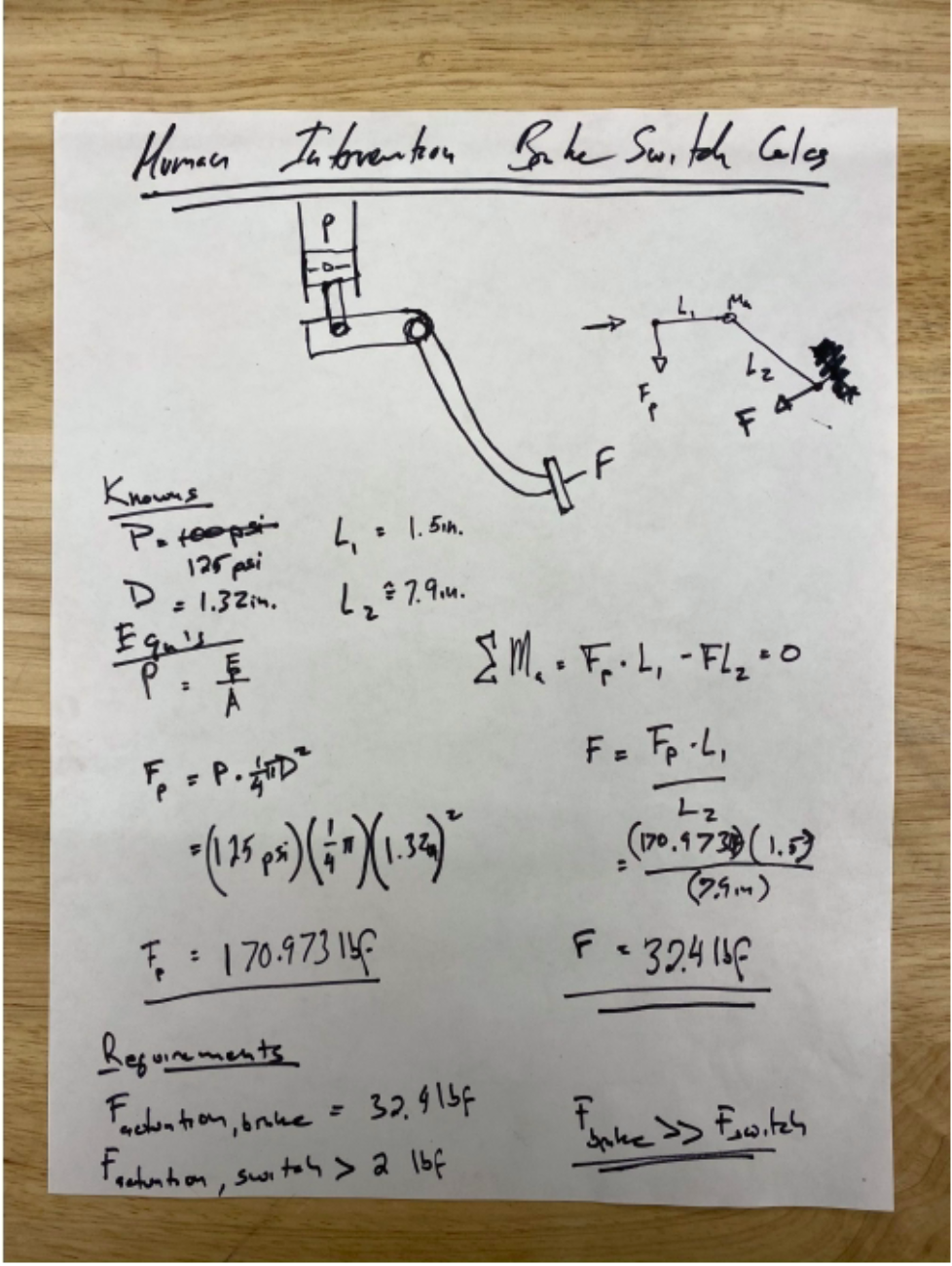 Pedal that detects foot pressure