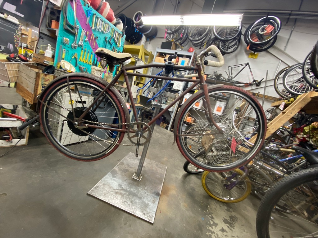 100 year old electric bicycle