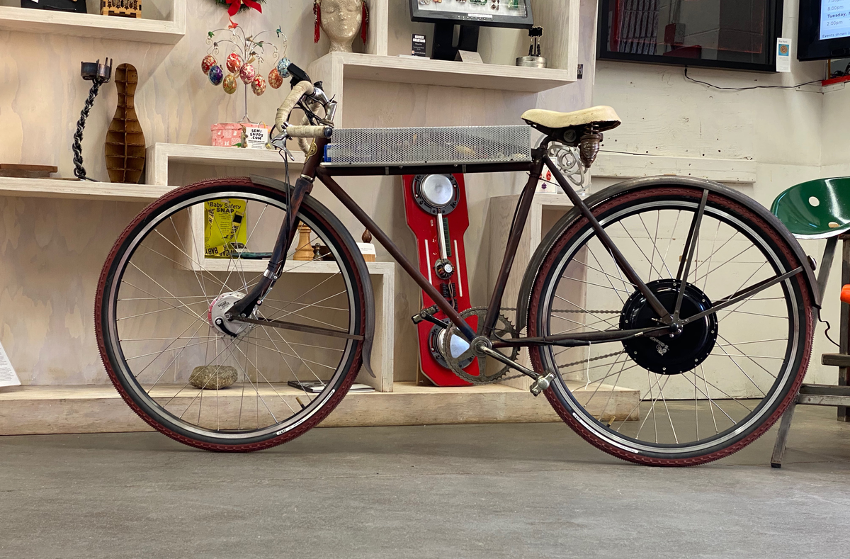 100 year old electric bicycle